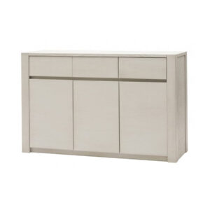 Credenza frassino 3 porte 3 cassetti colore bianco