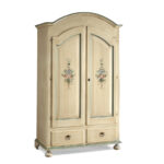 Armadio a 2 porte e 2 cassetti decorato - Art. 1314-A