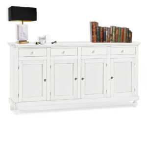 Credenza 4 Porte Napoletana Bianca - Art.737