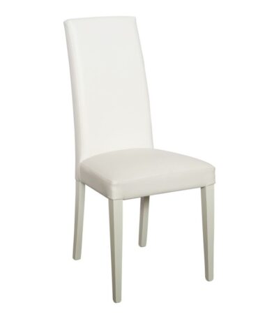 Sedia ecopelle bianca – Art. 577