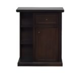 Porta telefono profondità 32 cm noce scuro- Art373 - di fronte
