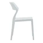 LF6060-Sedia Agrigento Bianco Polipropilene Impilabile-02