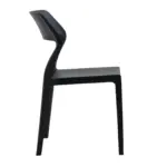 LF6063-Sedia AGRIGENTO Nero Impilabile in Polipropilene-02
